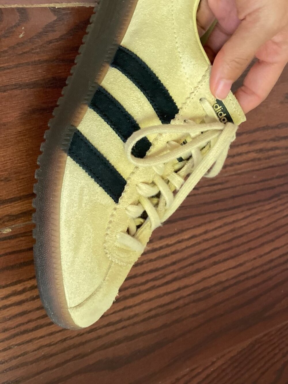 Adidas Samba Yellow and Black Suede Sneakers Size 8.5 - Picture 7 of 7